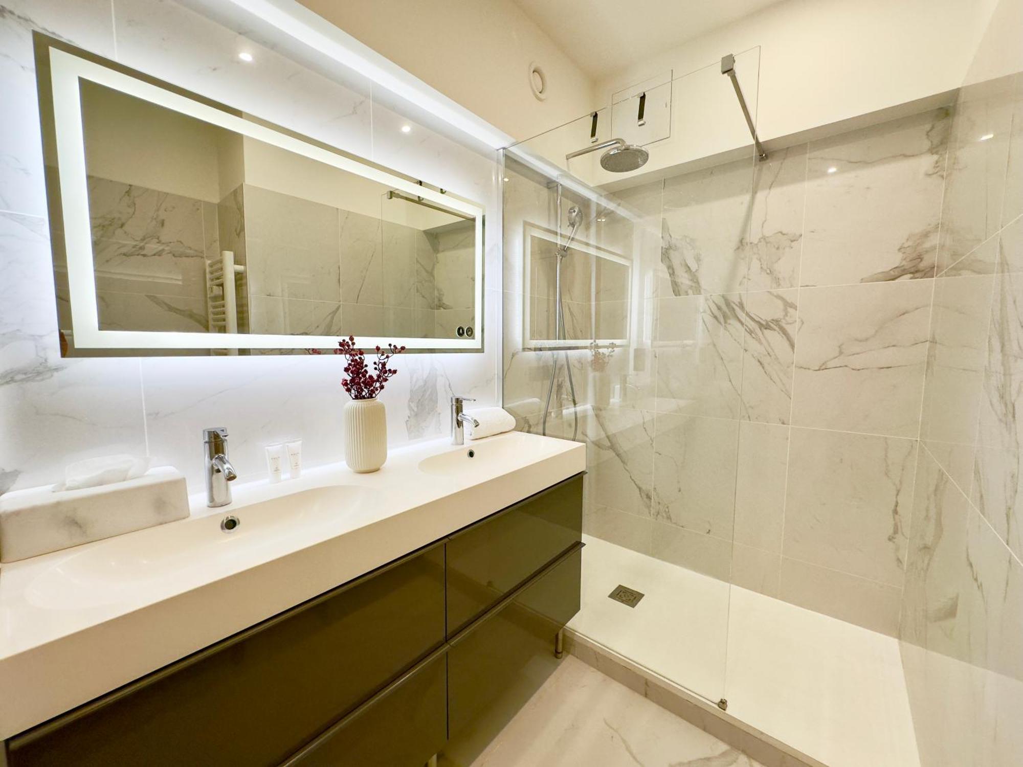 Luxueux 3 Pieces 80M2 - 2Ch - 2 Sdb - 1Mn Beach Croisette คานส์ ภายนอก รูปภาพ