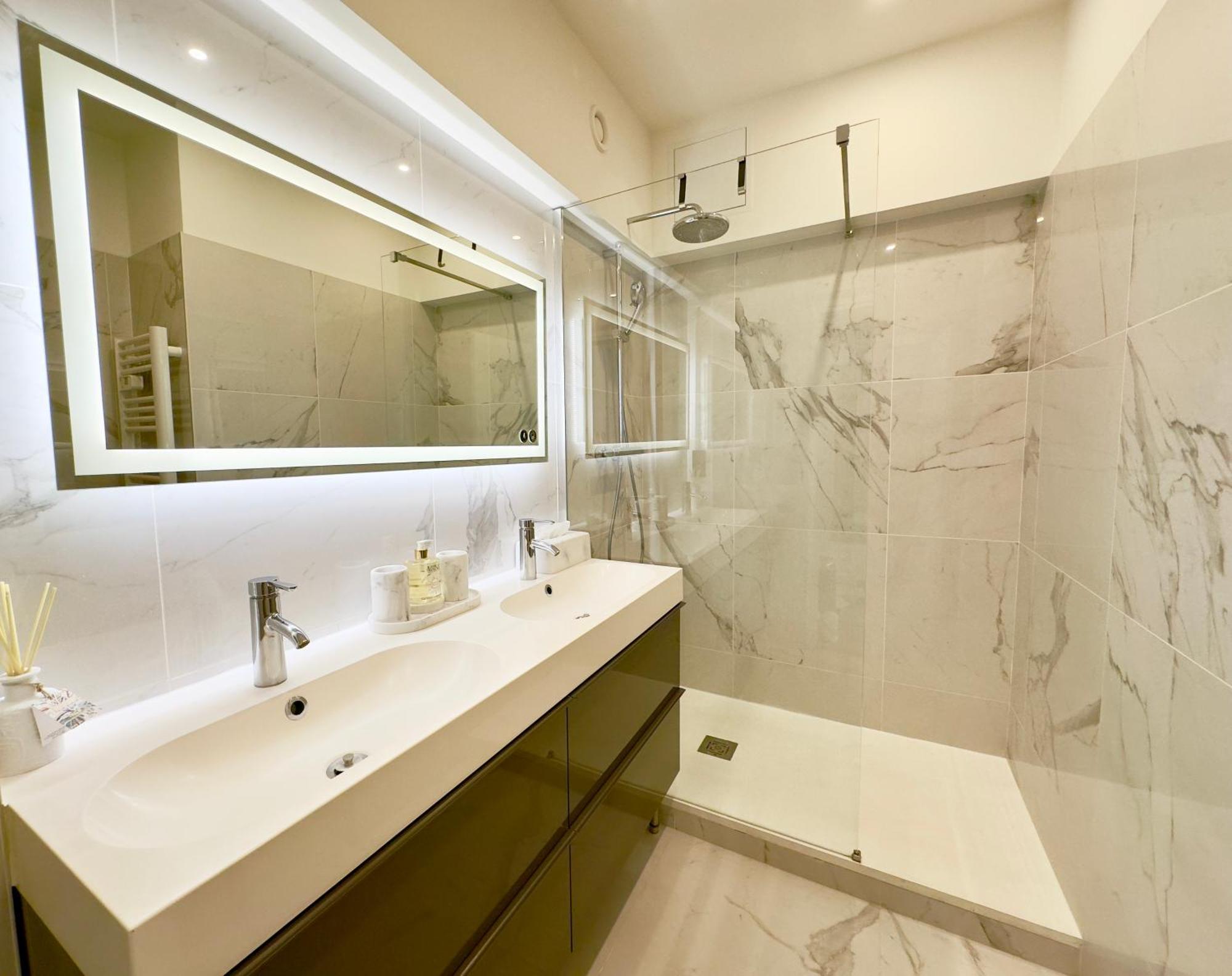 Luxueux 3 Pieces 80M2 - 2Ch - 2 Sdb - 1Mn Beach Croisette คานส์ ภายนอก รูปภาพ
