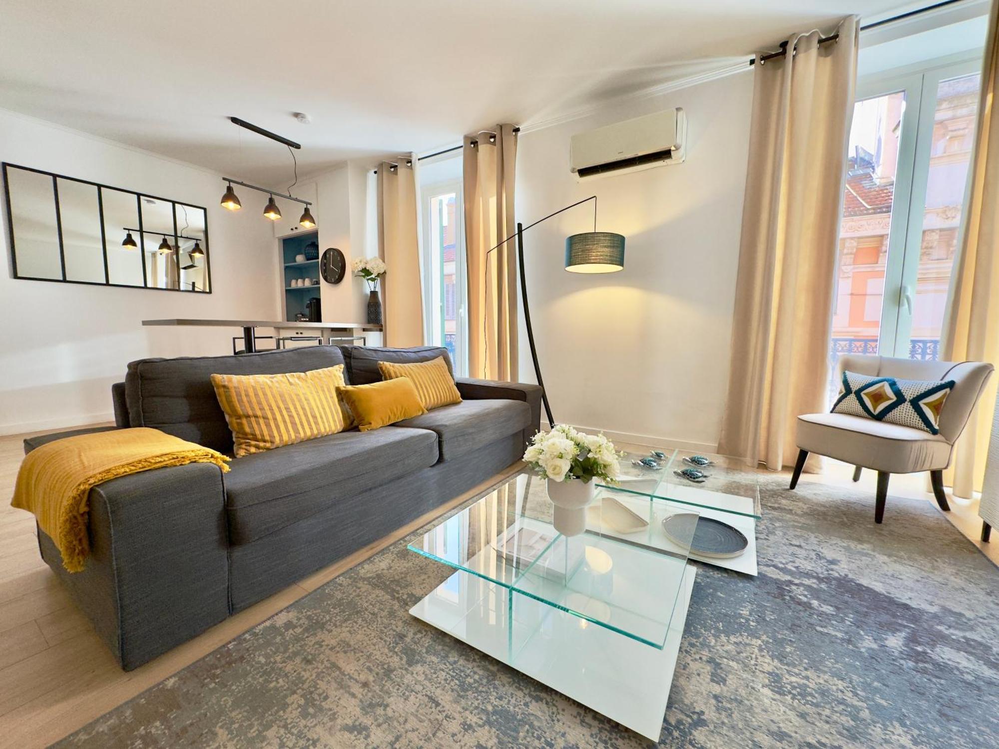 Luxueux 3 Pieces 80M2 - 2Ch - 2 Sdb - 1Mn Beach Croisette คานส์ ภายนอก รูปภาพ